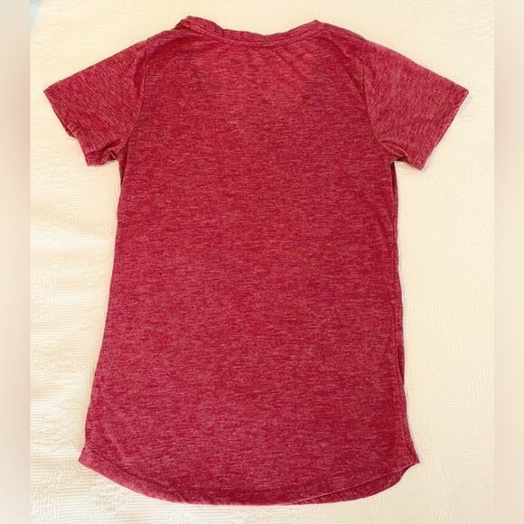 Disney Parks Women’s Minnie Mouse Soft Lightweight Tee - Burgundy & Gold - XS - Picture 4 of 4